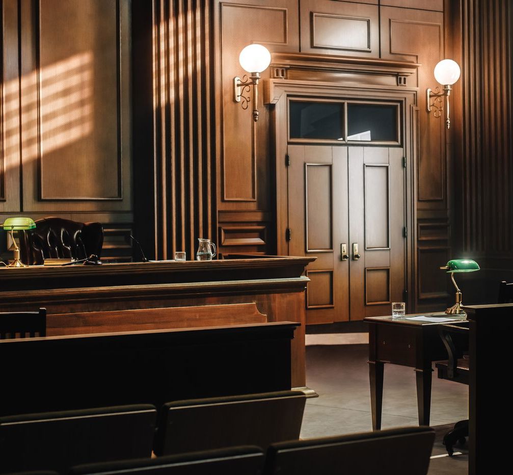 Courtroom interior 